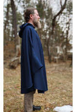 Cloakmakers.com 5979-Washable Medium Length Lightweight Faux Woven Wool Cloak w/ Silver Tone Clasp