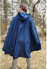Cloakmakers.com 5979-Washable Medium Length Lightweight Faux Woven Wool Cloak w/ Silver Tone Clasp