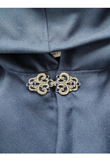 Cloakmakers.com 5979-Washable Medium Length Lightweight Faux Woven Wool Cloak w/ Silver Tone Clasp