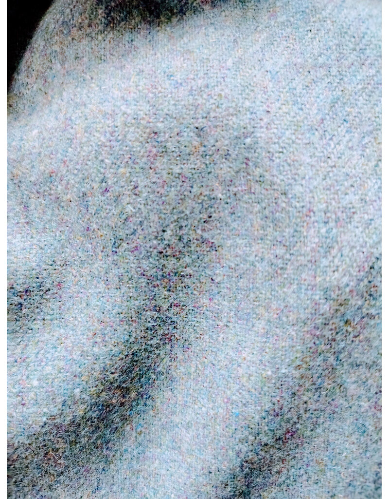 Cloakmakers.com 5995-Sky Blue Wool Blend Cloak w/ Blue Faux Suede Hood Lining & Silver Tone Clasp