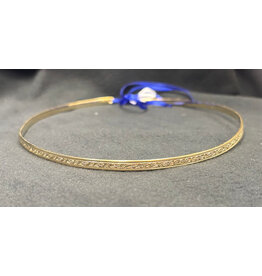 Cloakmakers.com Bordered Floral Vine Band - Gold Plated