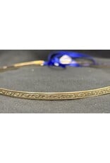 Cloakmakers.com Bordered Floral Vine Band - Gold Plated
