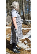 Cloakmakers.com J913-Washable White & Blue Brocade Vest w/ Two Pockets
