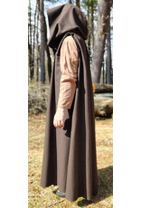 Cloakmakers.com R507 - Brown Wool Sleeveless Jedi Vest