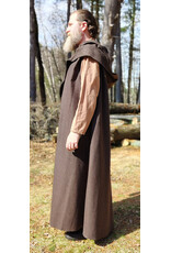 Cloakmakers.com R507 - Brown Wool Sleeveless Jedi Vest