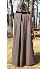 Cloakmakers.com R507 - Brown Wool Sleeveless Jedi Vest