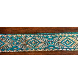 Cloakmakers.com Diamonds and Crosses - Silver on Blue