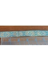 Cloakmakers.com Diamonds and Crosses - Silver on Blue