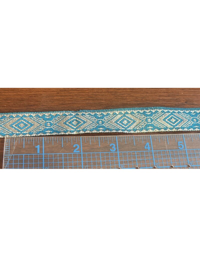 Cloakmakers.com Diamonds and Crosses - Silver on Blue