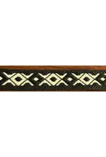 Cloakmakers.com Geometric Diamond and Cross - White on Black