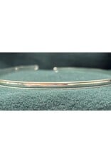 Cloakmakers.com Domed with Tiny Bead Edge Circlet - Silvertone Plated