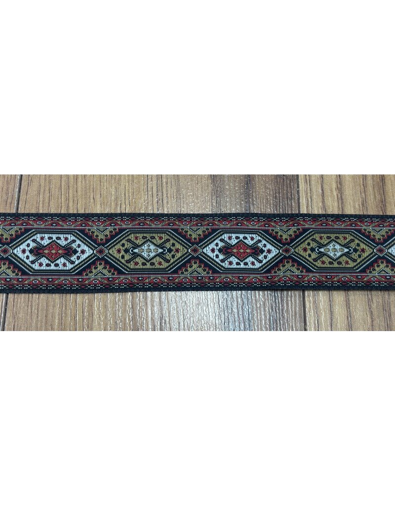 Cloakmakers.com Hex and Crosses - Tan and White`on Black