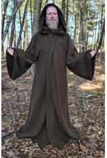 Cloakmakers.com R577-Washable Brown Wool Blend Jedi Robe w/ Pockets