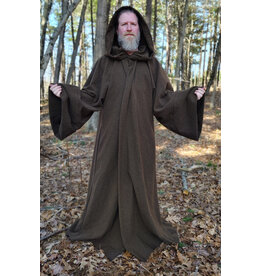 Cloakmakers.com R577-Washable Brown Wool Blend Jedi Robe w/ Pockets