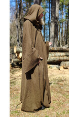 Cloakmakers.com R577-Washable Brown Wool Blend Jedi Robe w/ Pockets
