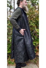 Cloakmakers.com J915-Washable Black Paisley Vest w/ Pockets