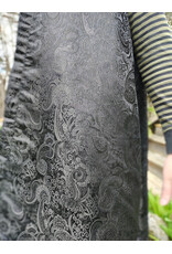 Cloakmakers.com J915-Washable Black Paisley Vest w/ Pockets