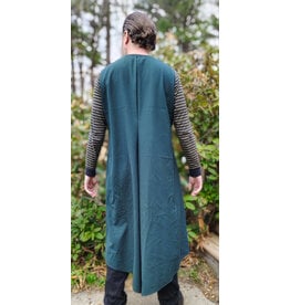 Cloakmakers.com J916-Washable Lightweight Green Wool Vest w/ Pockets