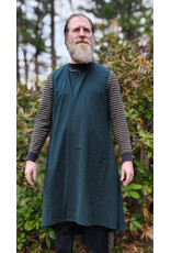 Cloakmakers.com J916-Washable Lightweight Green Wool Vest w/ Pockets