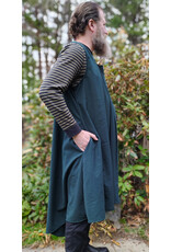 Cloakmakers.com J916-Washable Lightweight Green Wool Vest w/ Pockets