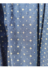 Cloakmakers.com K514-Blue & Gold Pattern Skirt w/ Purple & Green Fringe