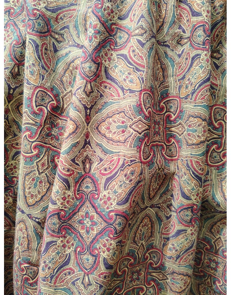 Cloakmakers.com K515-Brown, Gold, & Green Medallion Skirt