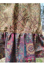 Cloakmakers.com K515-Brown, Gold, & Green Medallion Skirt