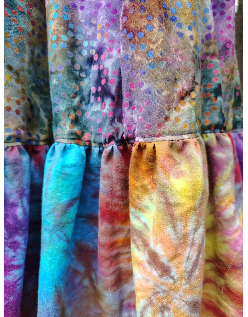 Cloakmakers.com K517-Custom Tie Die Skirt w/ Flared Hem