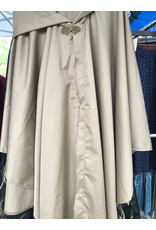 Cloakmakers.com 6027-Washable Tan Cotton Cloak w/ Bronze Tone Clasp