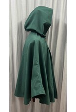 Cloakmakers.com 6032-Washable Green Raincoat Ruana Cloak w/ Pockets