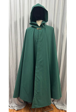 Cloakmakers.com 6033-Long Green Rain Cloak
