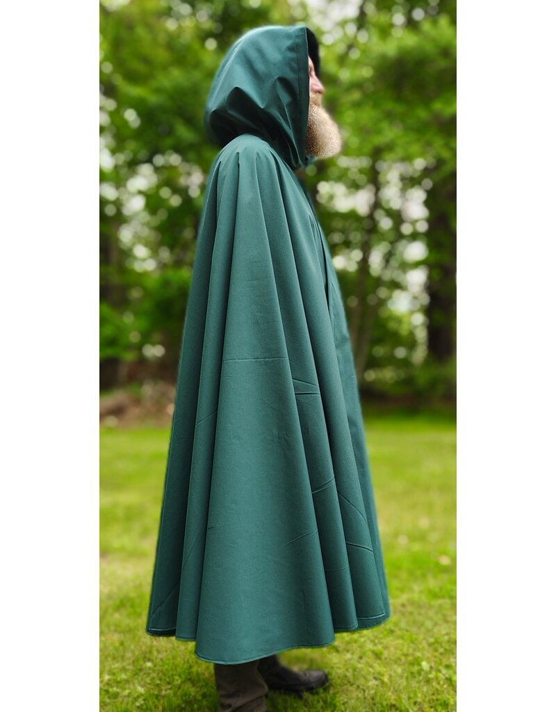 Cloakmakers.com 6033-Long Green Rain Cloak