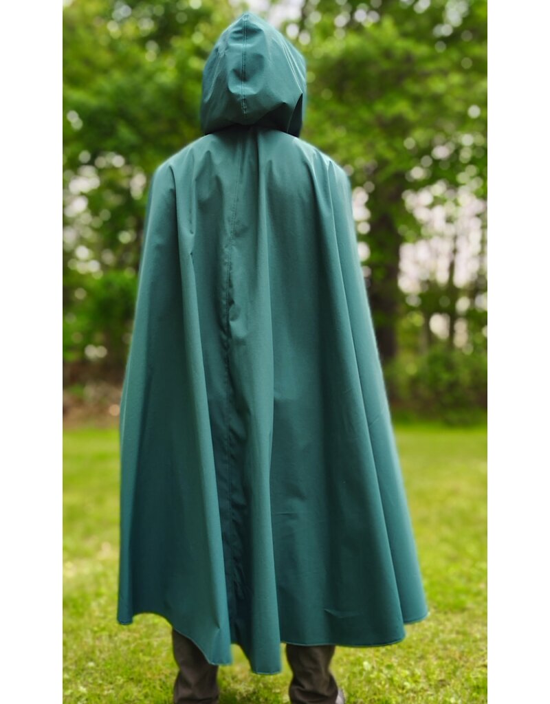 Cloakmakers.com 6033-Long Green Rain Cloak