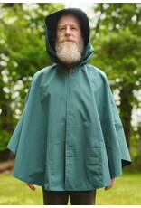 Cloakmakers.com 6032-Washable Green Raincoat Ruana Cloak w/ Pockets
