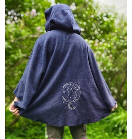 Cloakmakers.com 6035-Blue Fleece/Mooncat