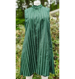Cloakmakers.com J922-Washable Emerald Green Striped Vest w/ Pockets
