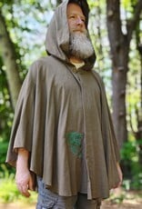 Cloakmakers.com 5794-Washable Lightweight Short Ranger Cloak w/ Green Dragon Embroidery