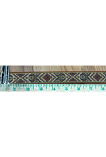 Cloakmakers.com Early Period Crosses and Chevron - Blue and Red on Cream