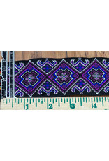 Cloakmakers.com Diamond and Horn Trim - Purple and Blue on Blacl