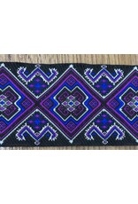 Cloakmakers.com Diamond and Horn Trim - Purple and Blue on Blacl