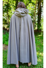 Cloakmakers.com 6091-Washable Grey Fleece Cloak w/ Wind & Rain Resistance