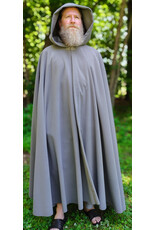 Cloakmakers.com 6091-Washable Grey Fleece Cloak w/ Wind & Rain Resistance