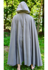 Cloakmakers.com 6091-Washable Grey Fleece Cloak w/ Wind & Rain Resistance