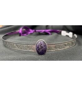 Cloakmakers.com Purple Amythest on Acanthus Band Circlet