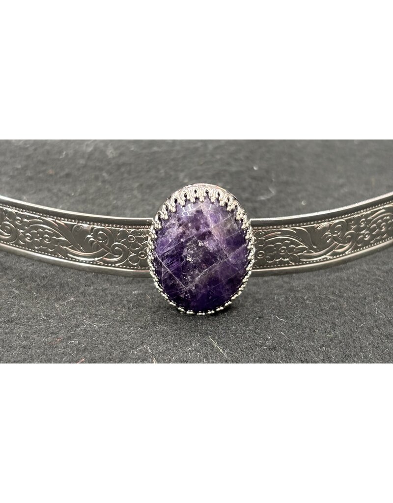 Cloakmakers.com Purple Amythest on Acanthus Band Circlet