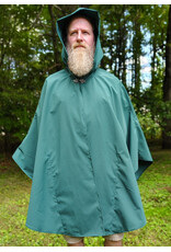 Cloakmakers.com 6163-Washable Green Raincloak w/ Four Interior Pockets