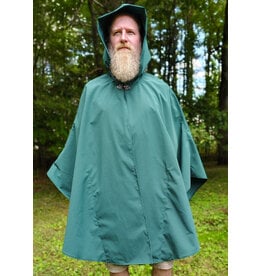 Cloakmakers.com 6163-Washable Green Raincloak w/ Four Interior Pockets