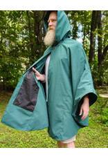 Cloakmakers.com 6163-Washable Green Raincloak w/ Four Interior Pockets
