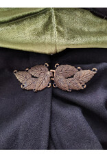 Cloakmakers.com 6164-Washable Black Wool Cloak w/ Green Hood Lining & Moon & Bonsai & Tree Of Life Embroidery