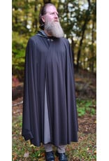 Cloakmakers.com 6185-Washable Black Raincloak w/ Silver Tone clasp